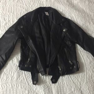 Total Girl Faux Leather Jacket